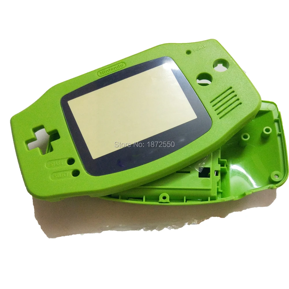 Популярные цвета зеленого яблока ремонт игры Корпус подходит для NintendoGBA GameboyAdvance