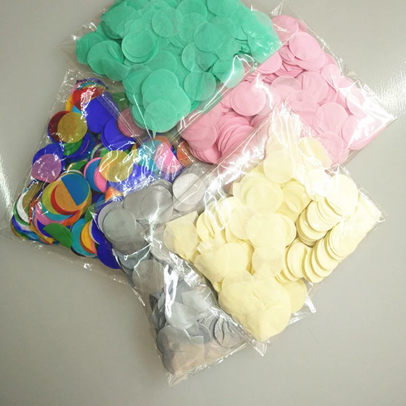 Смешанные цвета 30 г в пакете 2 5 см бумажные конфетные точки для свадьбы