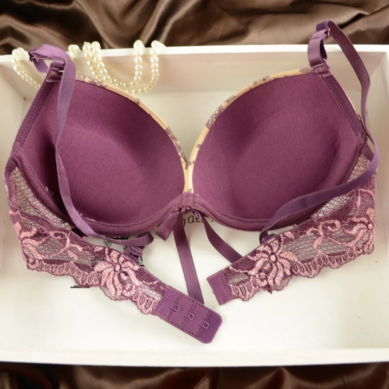 Комплект женского кружевного нижнего белья с чашкой пуш ап B C|bra set|bra set brandbrand bra |