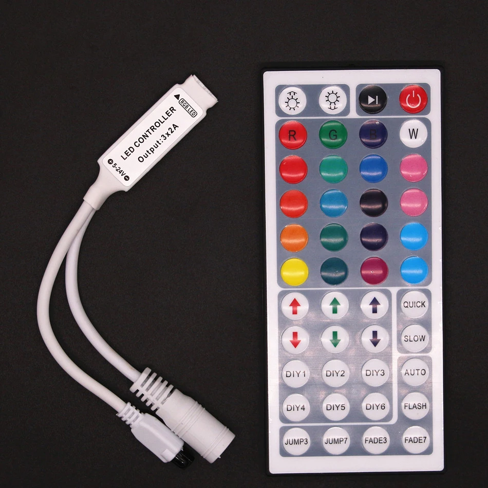 DC 12 В мини 44Key светодио дный контроллер RGB ИК пульт дистанционного Управление для