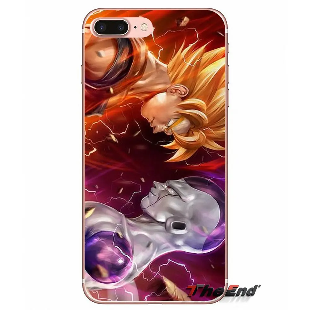 Чехол DRAGON BALL Z Super Saiyan God Son Goku для Apple iPhone X 4 4S 5 5S SE 5C 6 6S 7 8 Plus 6Plus 7plus 8plus Fundas