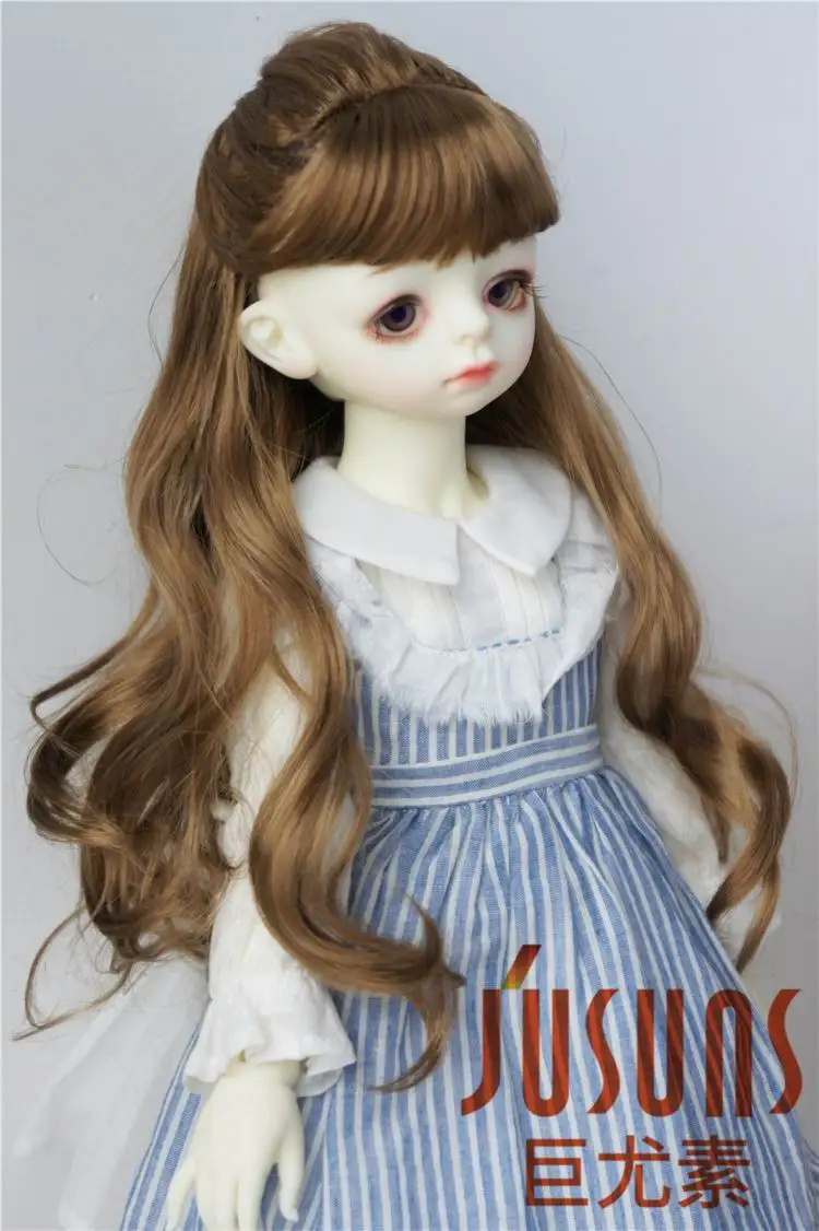 Sd кукла 1/3 латов красный парик BJD 8 - 9 дюймов длинные волнистые конский волос Syntheic