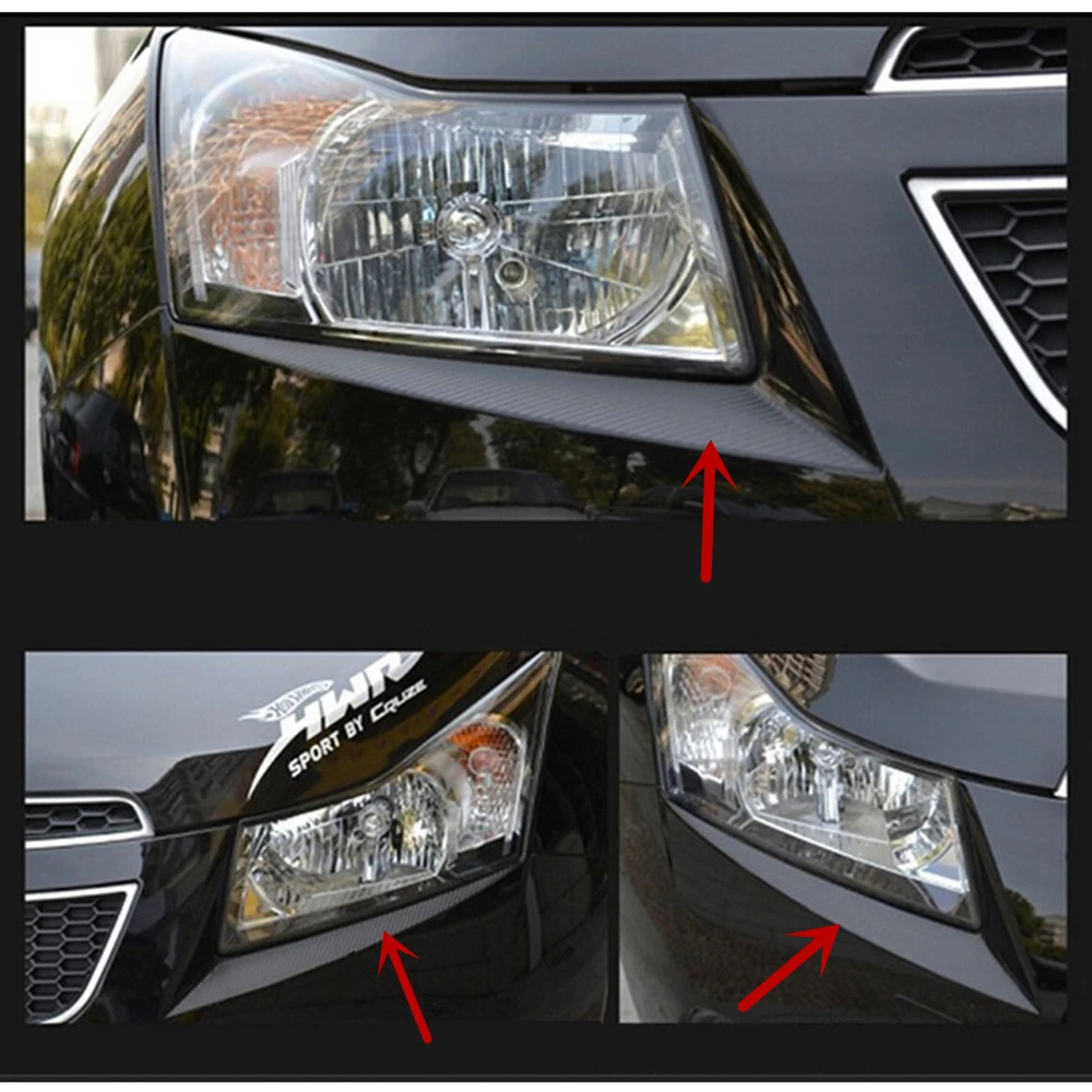 Автомобильные аксессуары стикер для передней фары Chevrolet Cruze Sedan Hatchback 2009 2013 из