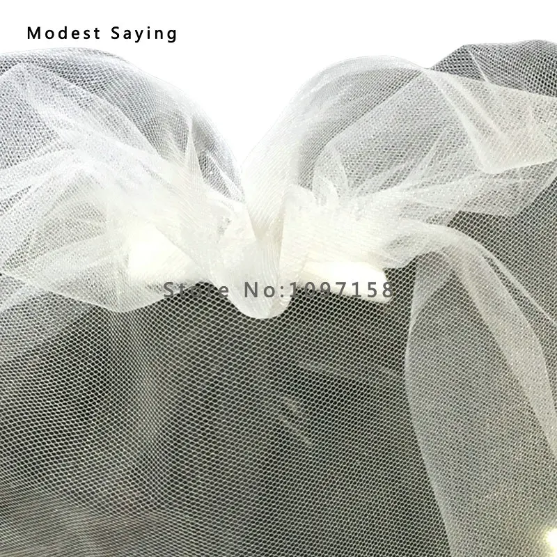 Винтажная однотонная фатиновая Фата для птиц цвета слоновой кости свадебная