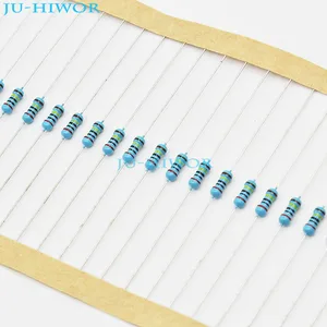 (1000 шт.лот) 1,8 м, 2 м, 2,2 м, 3,3 м, 4,7 м ом, 14 Вт, 0,25 Вт, 1% металлопленочные Резисторы DIP