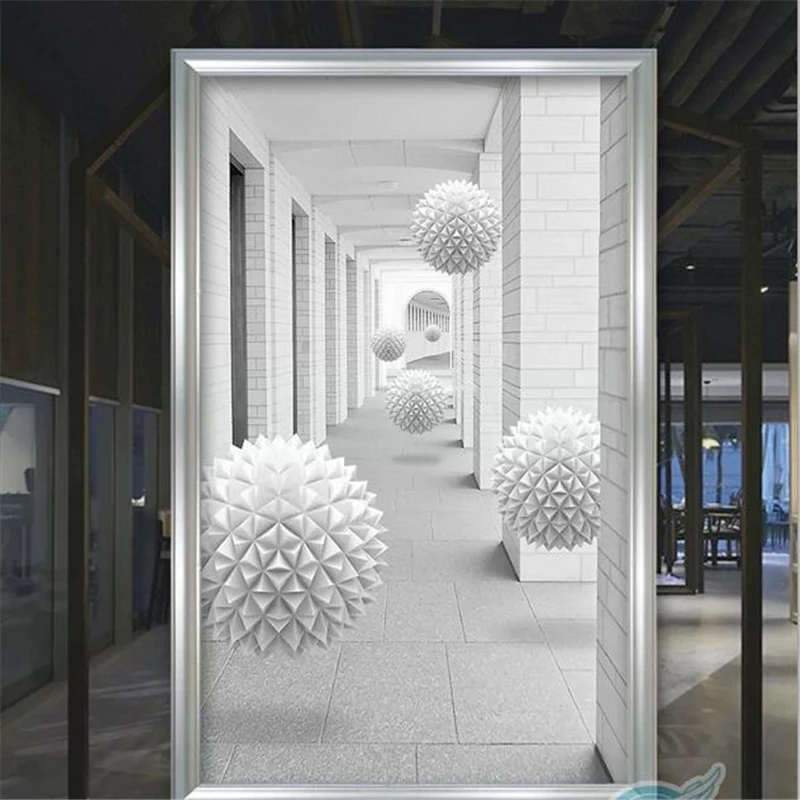 Пользовательские большие обои beibehang 3D фотообои фрески с круглой лестницей