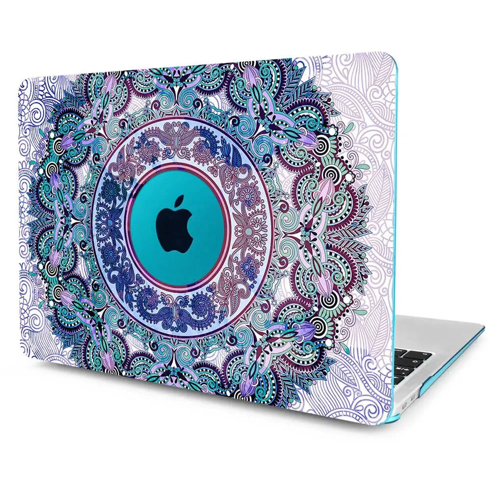 Crystal Case для Apple Macbook Air 13,3 11 Pro 13 12 15 ноутбук Retina печати Обложка Touch Bar крышка клавиатуры A1466 A1932 - Цвет: M733 Sky