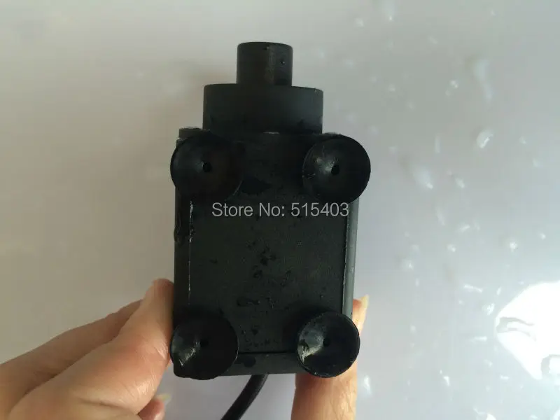 Сверхмощный 6-24vdc Micro DC погружной насос, бесщеточный, Максимальная головка 8 м, 1200LPH низкая Шум, ультра-тихий, Водонепроницаемый, Мощность экономии