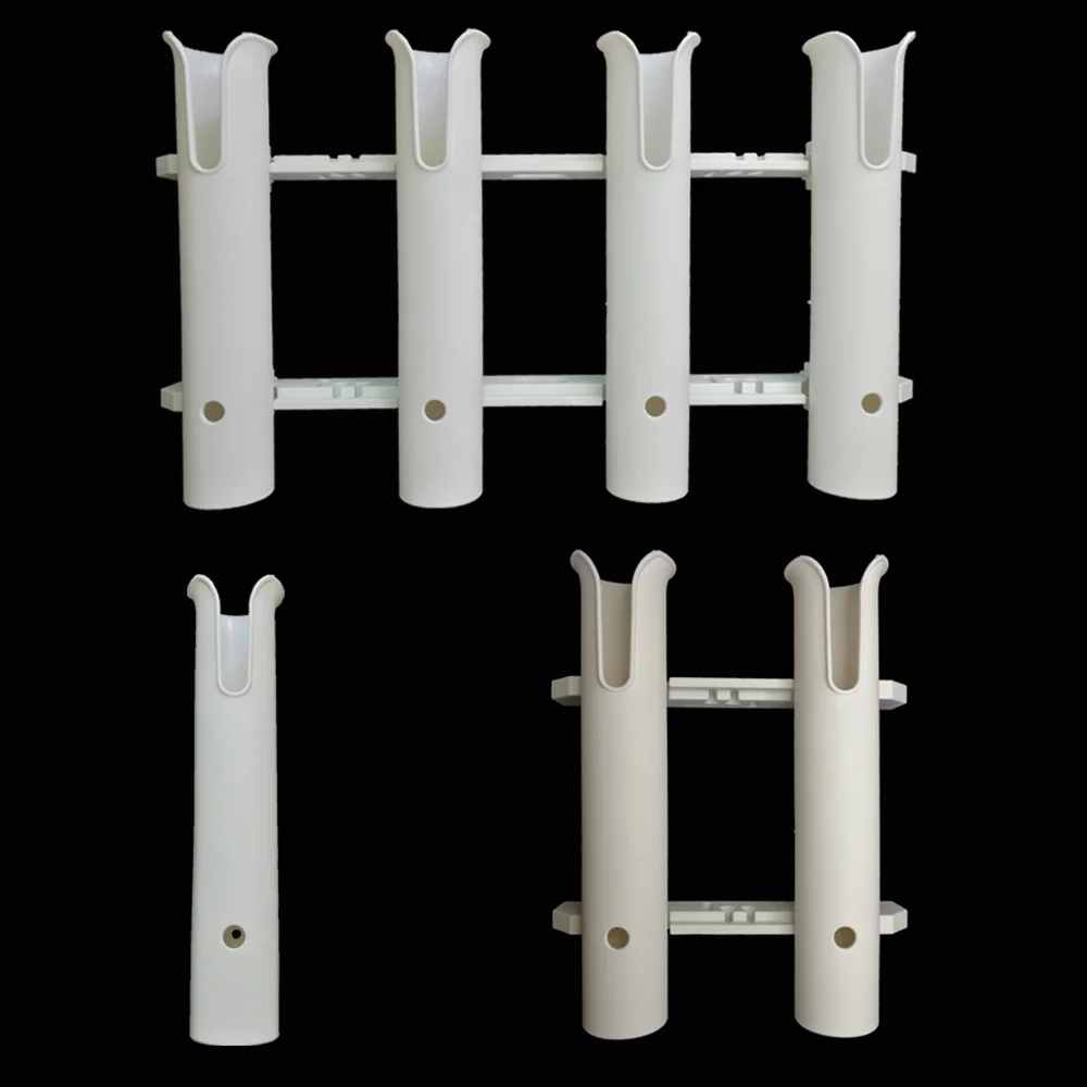 Kayak Canoe Fishing Tube Rod Rack Yacht Mounted Tube Socket Pole Bracket Stand Marine Fishing Box Kit