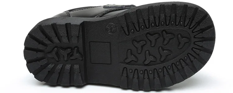 Туфли из натуральной кожи для мальчиков Коровья спилка модные туфли плоская