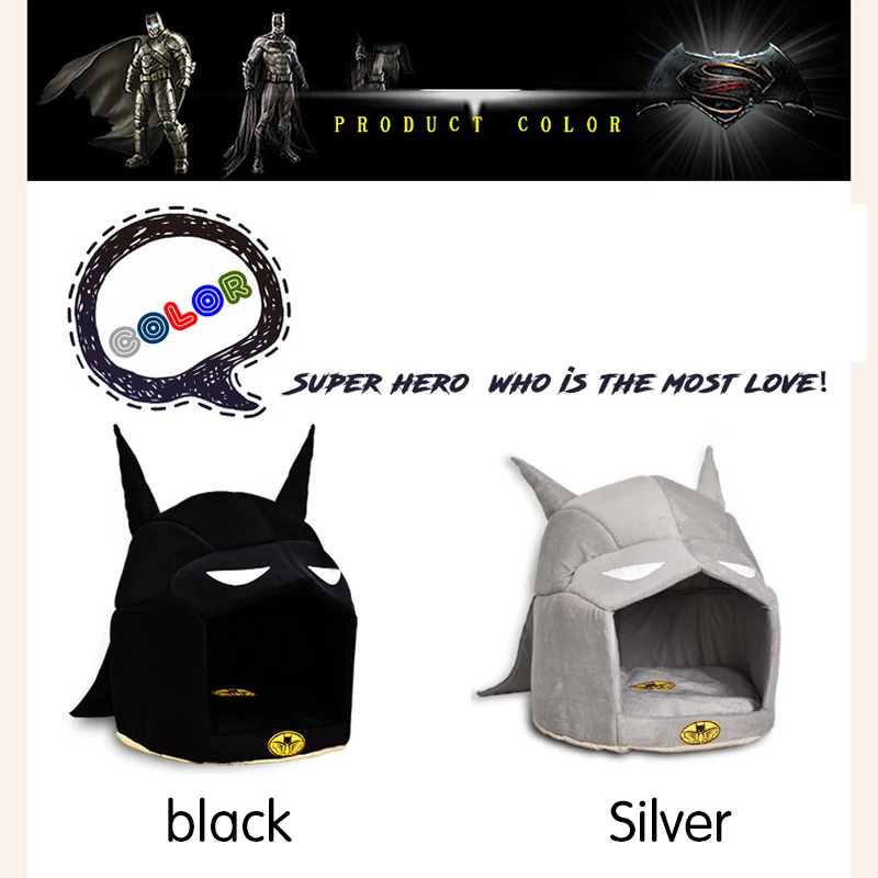 Супер герой собачий дом домашнее животное кошка кровать домик для маленькой средней собаки кошка домашний питомец Теплый Щенок Кровать для чихуахуа кровать totoro собачий коврик кошачий питомник