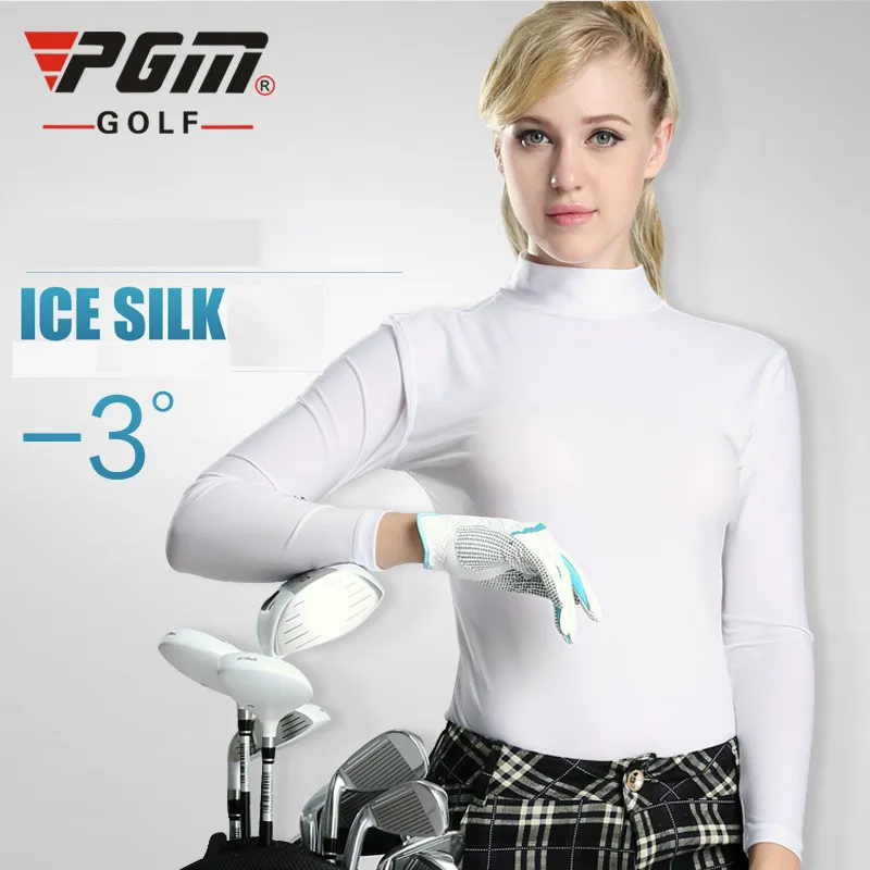 PGM женский Sungreen Топ крутая футболка Летняя компрессионная женская рубашка с
