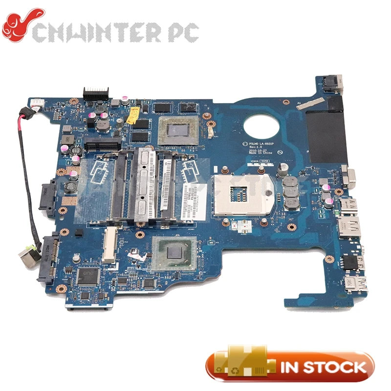 

NOKOTION MBRA502001 MB.RA502.001 For acer aspire 5950 5950G laptop motherboard P5LM0 LA-6931P ATI GPU HM65 DDR3