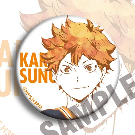 58 мм анимация Haikyu Nekoma средней школы волейбол Kozume Kenma Kiyoko Bage брошь
