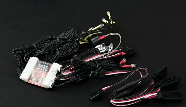 Светодиодная система освещения серии тракторов для масштаба 1/14 RC HINO sca BENZ man tamiya