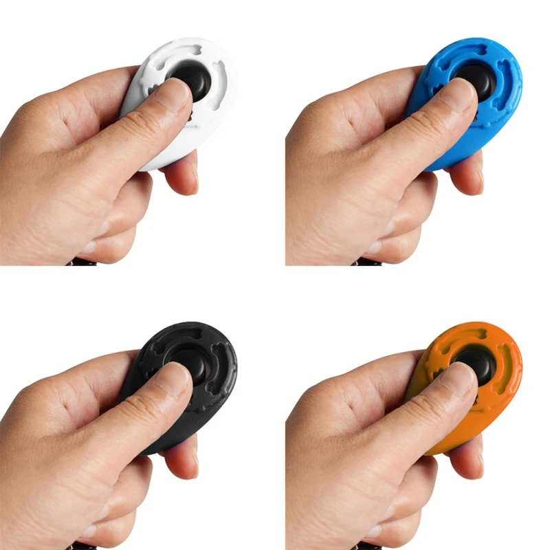 Новая Собака Clicker Cat Training Trainer с кольцом для ключей и наручным ремешком лечения
