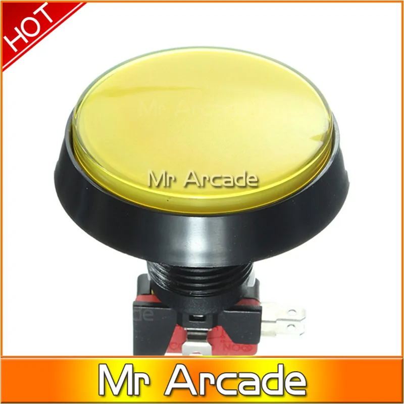 Светодиодсветильник лампа 60 мм большой круглый переключатель для аркадных