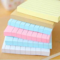 cute 4 set soild color memo pad diy post kawaii stationery school student stationery ticky notes gifts papelaria office supplies