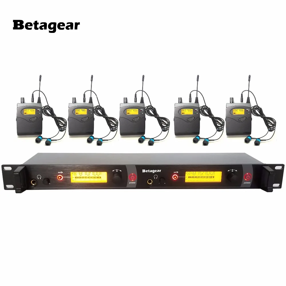 Betagear SR2050 IEM 5 ресивер беспроводное устройство внутриканальный монитор система UHF Stage IEM система сценический монитор 5 монитор IEM