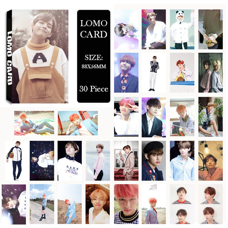 KPOP Bangtan Boys YOU NEVER WALK ALONE альбом ломо карты Новая мода самодельная бумажная фото карта HD Фотокарта LK449