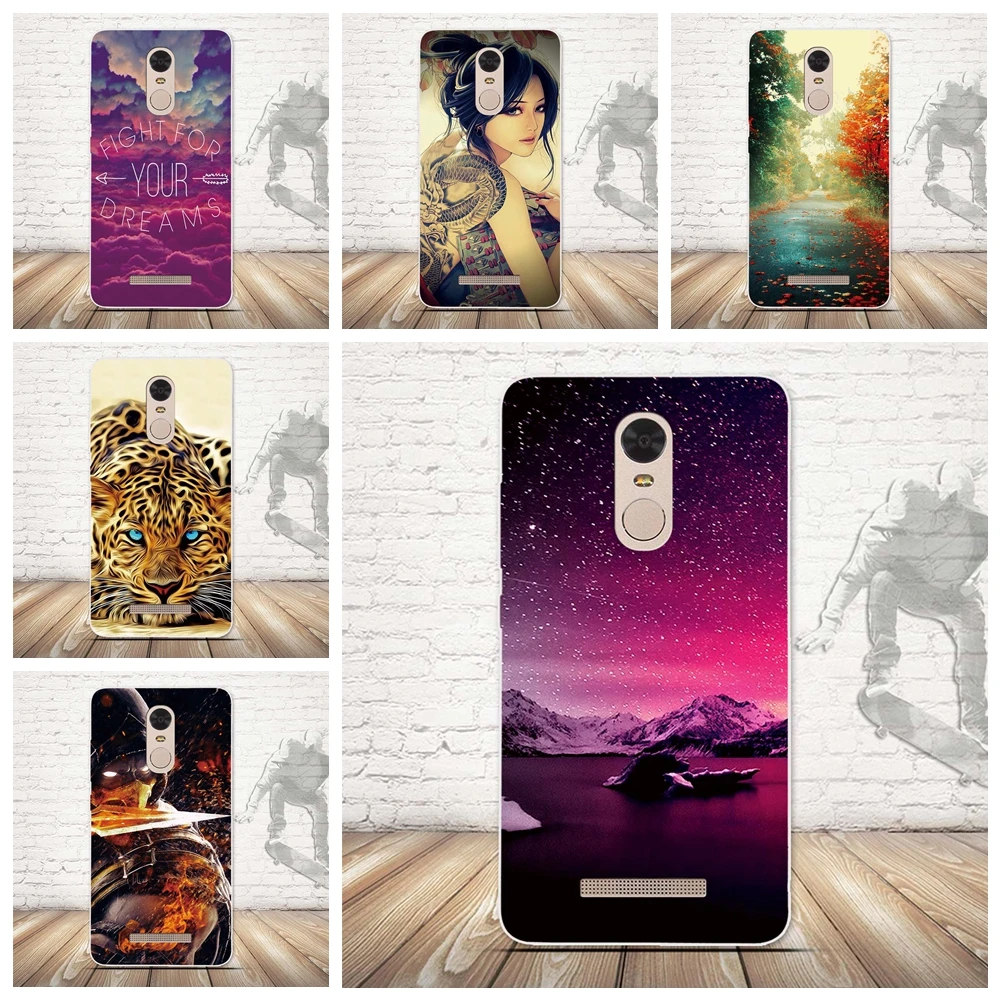 Для Xiaomi Redmi Note 3 чехол 3D стерео рельефная картина защитный задняя крышка для Xiamo