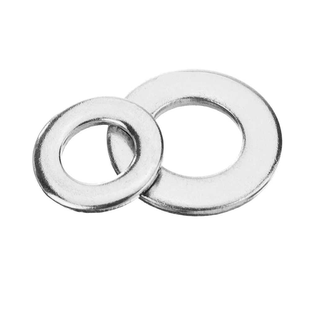 400Pcs 304 Stainless Steel Flat Washer Round Assortment Set M2/2.5/3/4/5/6/8/10 | Обустройство дома
