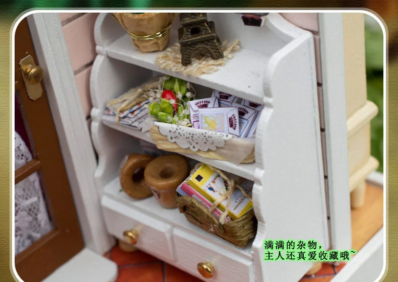 Фото Милая комната для девочек Diy Кукольный дом миниатюрная мебель дня рождения Милая комната для девочек Diy Кукольный дом миниатюрная мебель дня рождения