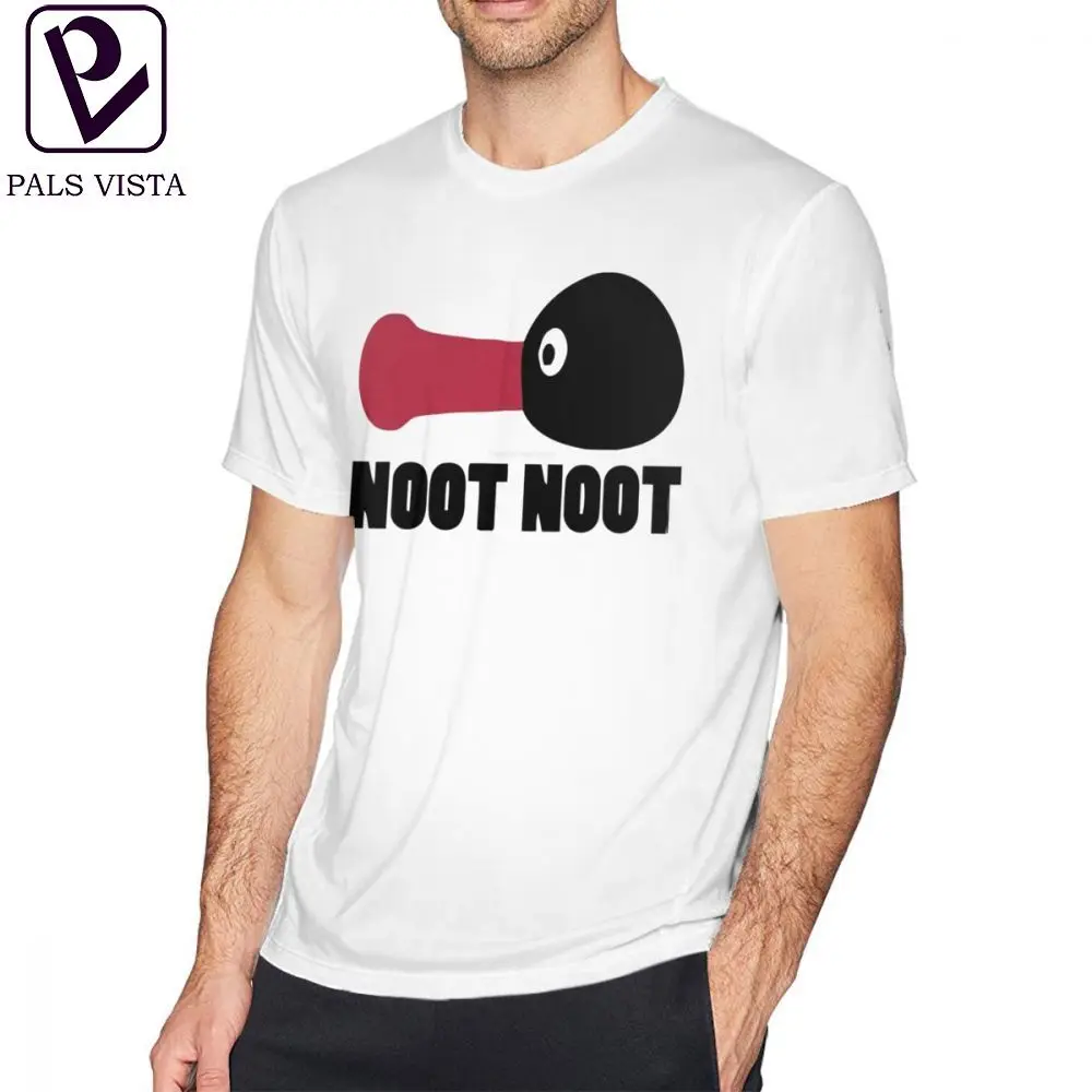 Pingu футболка NOOT повседневные мужские футболки 100 процентов хлопковая Футболка со