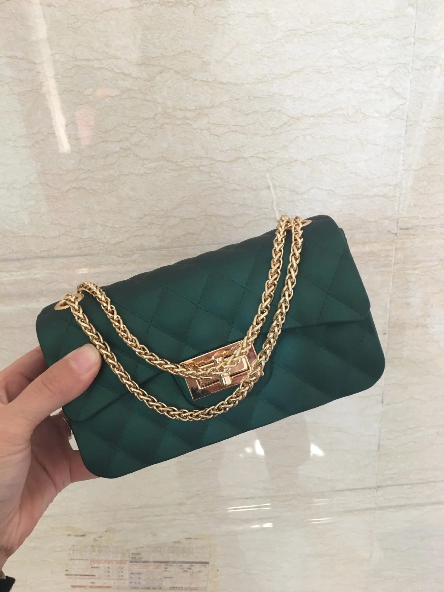 green Женские клатчи, сумки, кошельки с заклепками, сумки на молнии для женщин, клатчи, роскошные сумки, женские сумки, Bolsa Femin 40 - Цвет: green