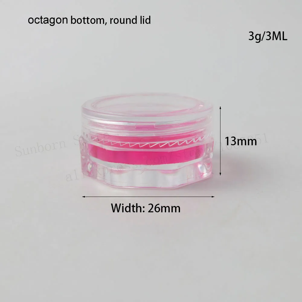 Акция маленькие банки для крема 500X1 г пластиковый контейнер 1 куб. См теней век