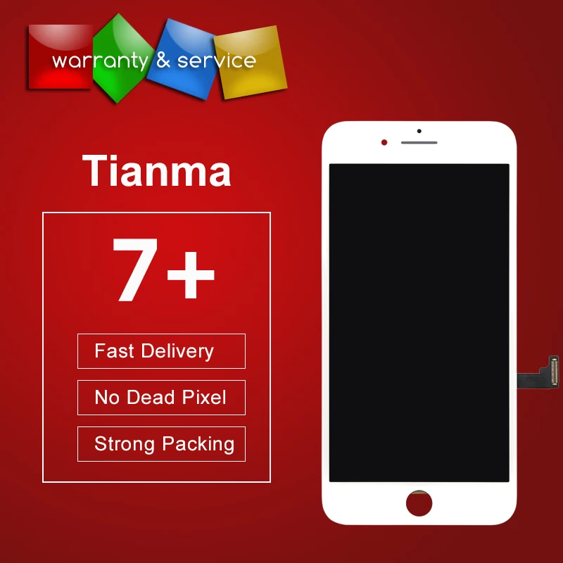 Для tianma качество 5 шт для iPhone 7 plus ЖК дисплей экран Замена объектива Pantalla с сенсорным дигитайзером|pantalla touch|lcd