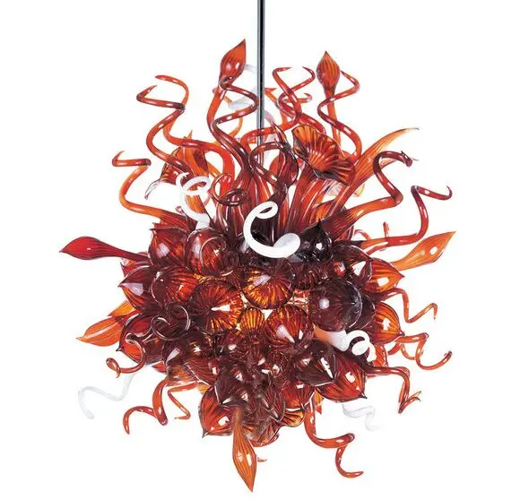 

100% Mouth Blown Borosilicate Glass Art Chandelier Christmas Decoration Murano Glass Crystal Chandelier