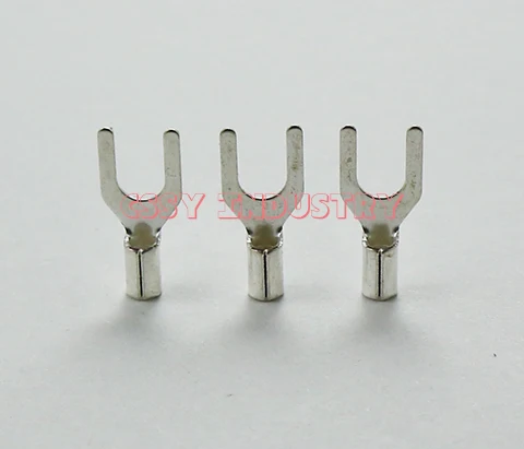 

Freeshipping SNB2-5S 2-6 2-8 2-10 Furcate naked fork terminal Non-insulated connector 16-14AWG 1.5-2.5mm2