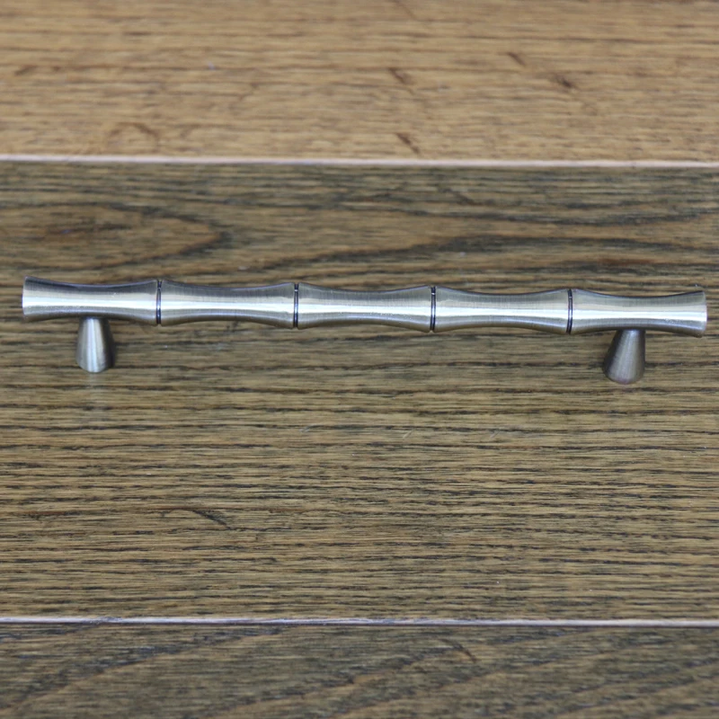 Ручка для шкафа из латуни и цинкового сплава 128 мм Бамбуковая|dresser drawer pulls|cabinet