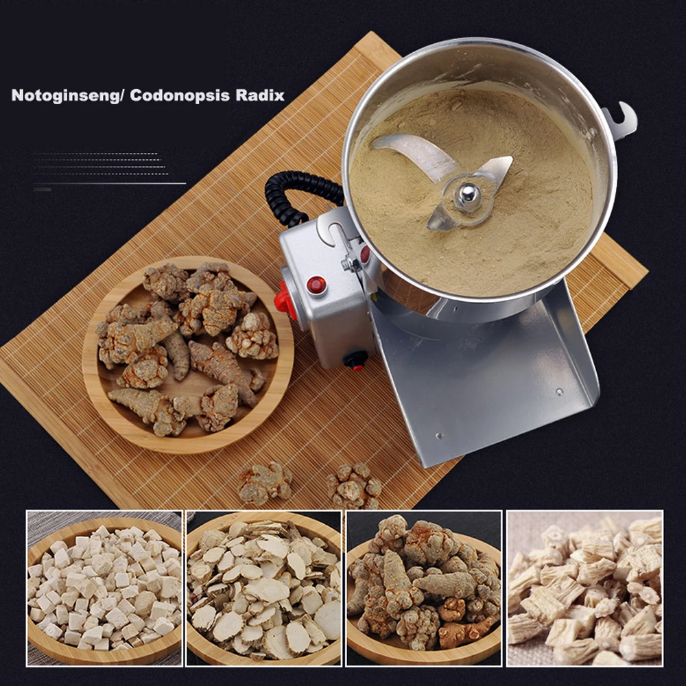 Professional Electric Grain Spices Cereals Coffee Dry Food Mill Grinding Machines Gristmill Home Powder Crusher Grinder | Инструменты