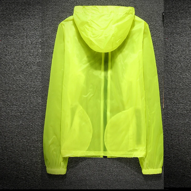 Мужская куртка с капюшоном тонкая дышащая пляжная большого размера плюс защитой