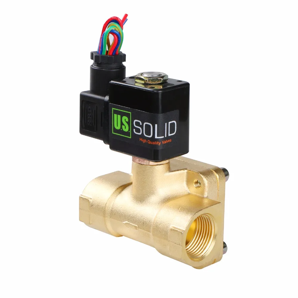 3/4&quot латунь Электромагнитный клапан NPT нормально закрытый 12 В DC 0 16 бар|solenoid valve