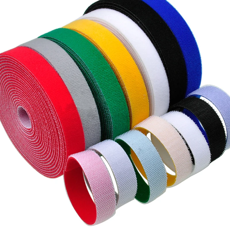 

Double Sided Hook and Loop Tape Fastener Cable Ties Strap 1.5cm(W)*25m(L)