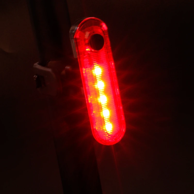 Высокая яркость USB Перезаряжаемые велосипедные фары 4 режима 5 светодиодный