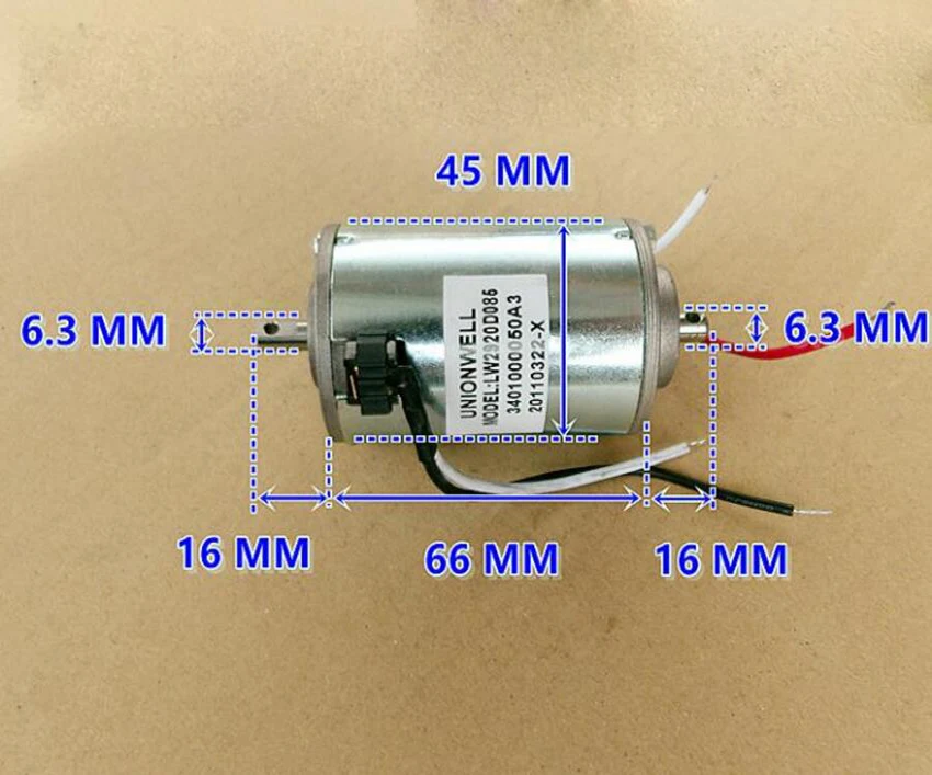 DC120V двойной шариковый подшипник компенсирующая Угольная щетка двигатель постоянного тока 3800 об/мин