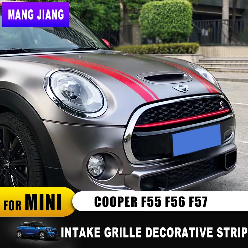 Автомобильный Стайлинг ABS для BMW mini Cooper S F55 F56 F57 Автомобильная передняя решетка