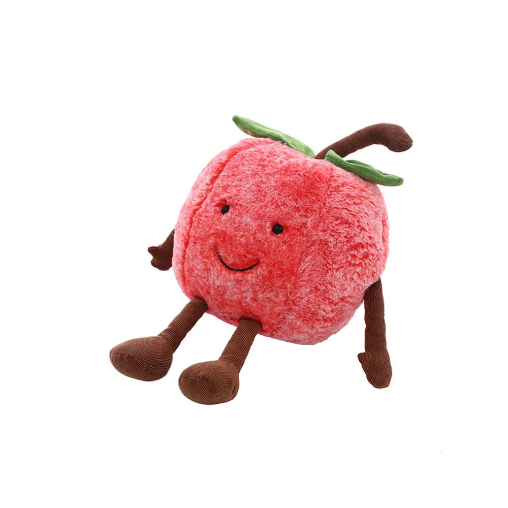 cherry Фрукты имитация вишни лицо Кукла Плюшевая Фаршированная арбуз мягкая игрушка для детей детские плюшевые мягкие игрушки подарок декор для спальни - Цвет: cherry