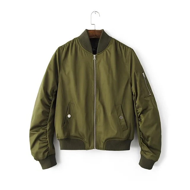 Куртка женская с длинным рукавом и стоячим воротником|ladies flight jacket|bomber jacket ladiescolorful