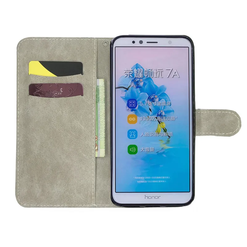 Кожаный чехол для телефона Huawei P10 P20 Lite Pro Honor 9 7A 7C 8X 8C Y5 Y6 Y7 2018 Mate 10 20 | Мобильные