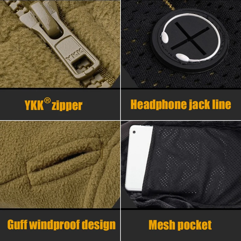 FREE SOLDIER одежда тактические куртка теплая мужская короткие плюшевые руно спорта