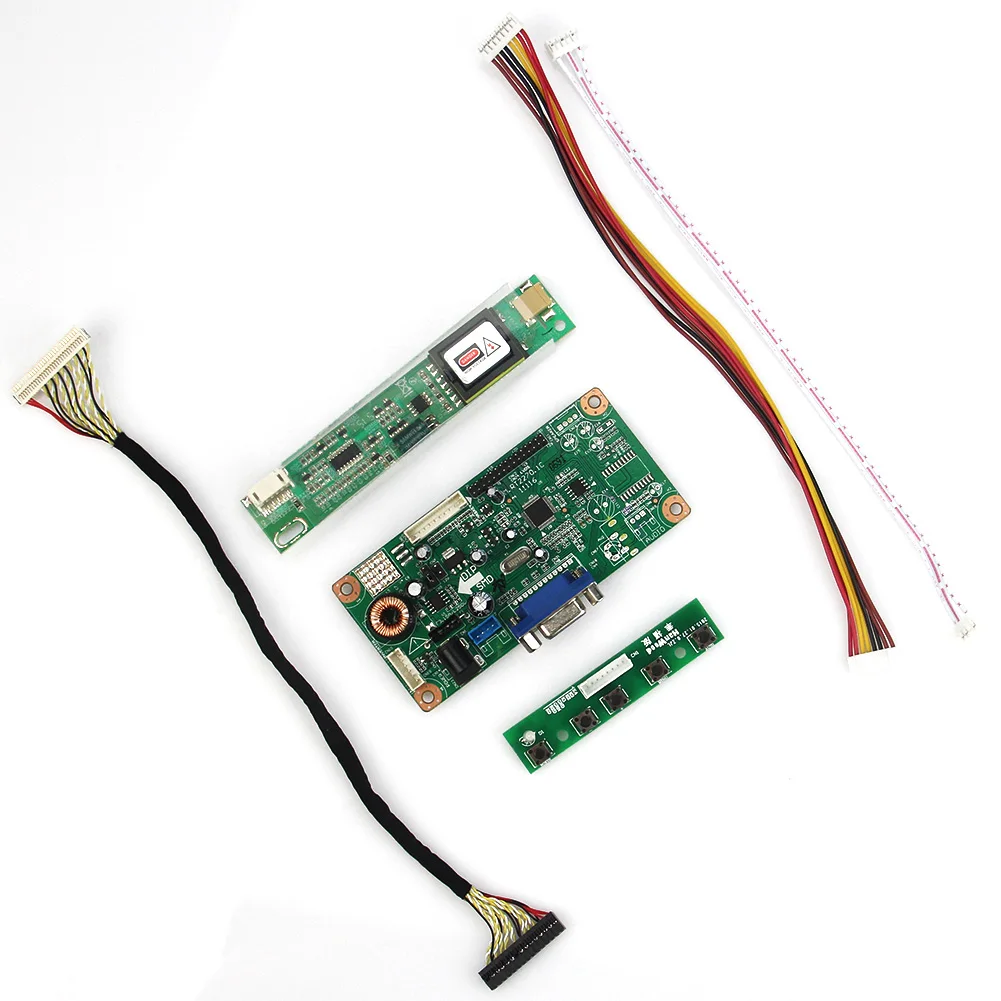 

LCD Control Driver Board VGA For B156XW01 V.2 LTN156AT01 LVDS Monitor Reuse Laptop 1366x768