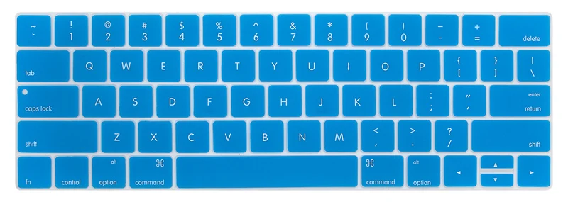 Lake Blue Защита клавиатуры США для Macbook Pro 13 13,3 Сенсорная панель силиконовый чехол для клавиатуры MacbookPro 15 15,4 с защитой сенсорной панели - Цвет: Lake Blue