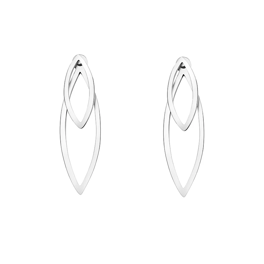 Великолепные женские серьги-подвески в форме капли листьев для девушек