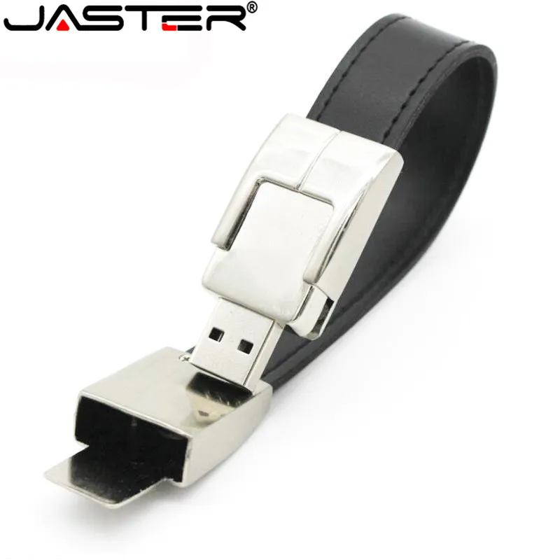Кожаный браслет JASTER USB флеш-накопитель 4 ГБ 8 ГБ 16 ГБ 32 ГБ USB 2,0 флеш-накопитель
