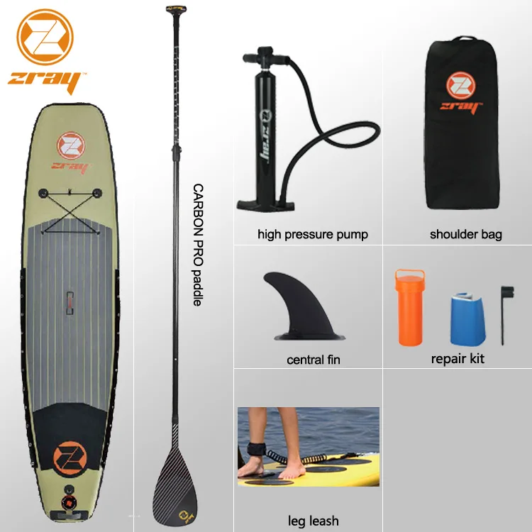 SET F Доска для рыбалки SUP JILONG Z RAY FS7 устойчивая надувная стоячая весло доска для серфинга каяк Спортивная лодка весло - Цвет: SET F